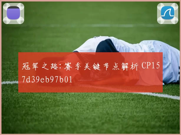 冠军之路:赛季关键节点解析 CP157d39eb97b01